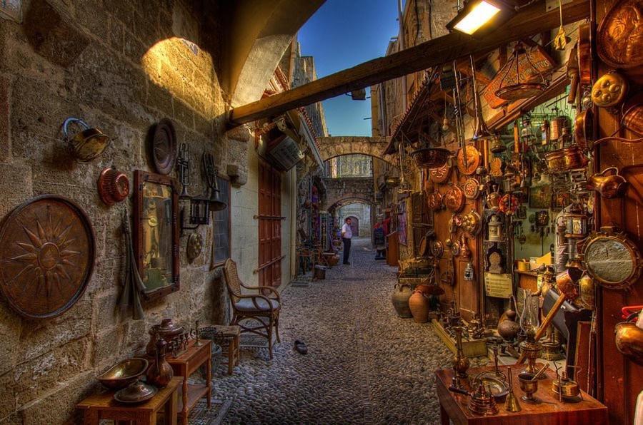 Galini Apartments Old Town Rhodes City المظهر الخارجي الصورة